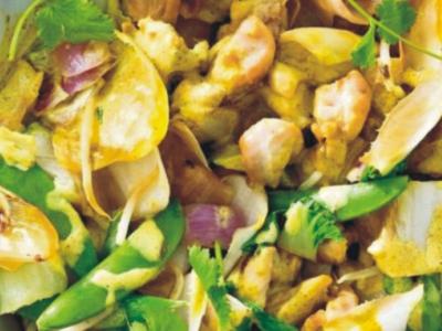 Groene curry met witvis